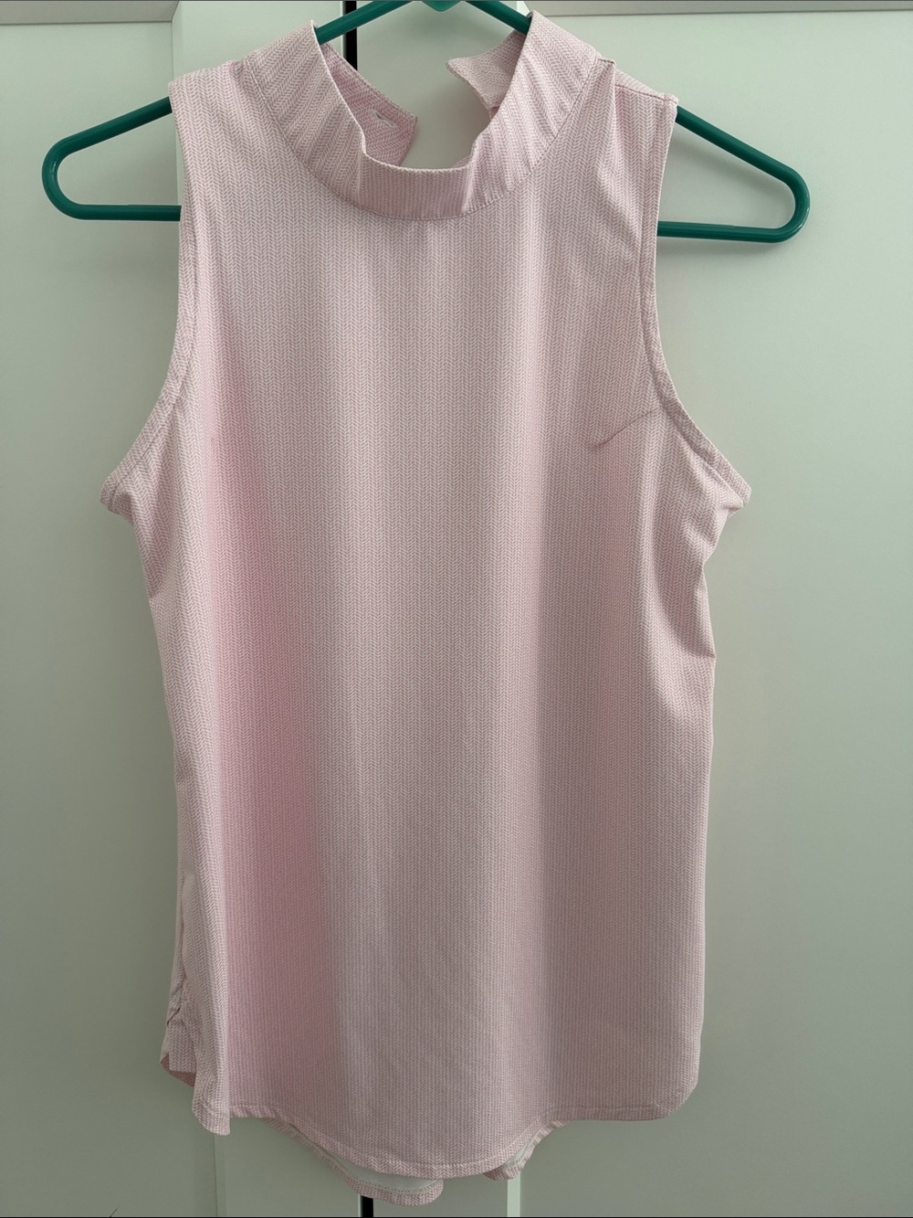 Peter Millar Light Pink Sleeveless Mock Neck Camisole